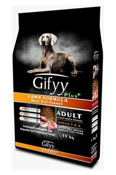 Orqinel Gifyy ( 23/10 ) Premium Yetişkin Köpek Maması ( Kuzu Etli ) Kuru Mama ürün görseli 1