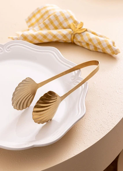 The Mia Ostrica Salata Maşası Gold 24 cm ürün görseli 1