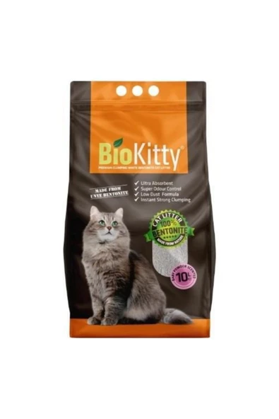 BioKitty Baby Powder Bebek Pudralı Ince Taneli Kedi Kumu 10 Lt ürün görseli 1