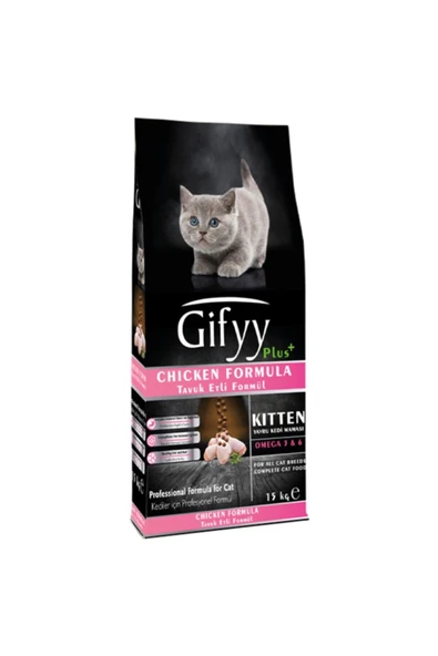 Gifyy Tavuklu Yavru Kedi Maması 15 Kg ürün görseli 1