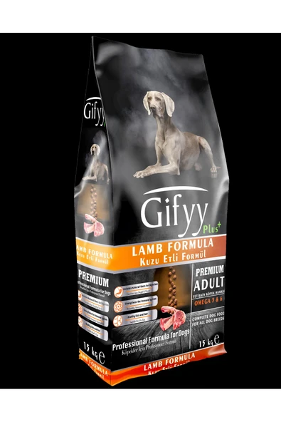 giffy GIFYY Premium Kuzu Etli Yetişkin Köpek Maması 15 KG ürün görseli 1