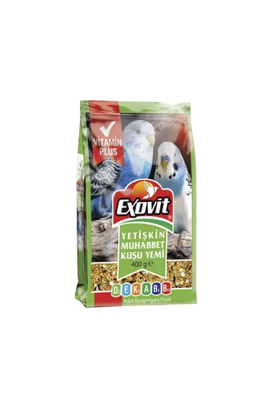 Pol's Exovit Yetiskin Muhabbet Kusu Yem 400gr 4 Adet ürün görseli 1