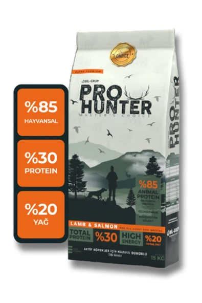 PROHUNTER 15 Kg Pro Hunter Av Köpeği Maması ( Av Köpeklerine Özel Profesyonel Formül ) Kuru Köpek Mama ürün görseli 1