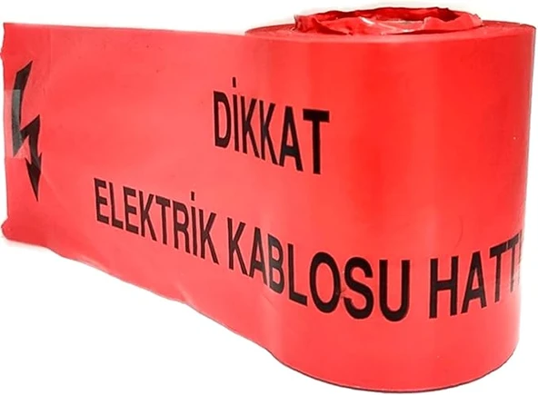 İkaz Şeridi 15cm*250MT Elektrik Kablo İçin ürün görseli 1