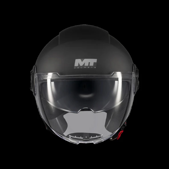 Kask MT HELMETS VİALE SV S PUREE A1 Matt Black - Resim 2