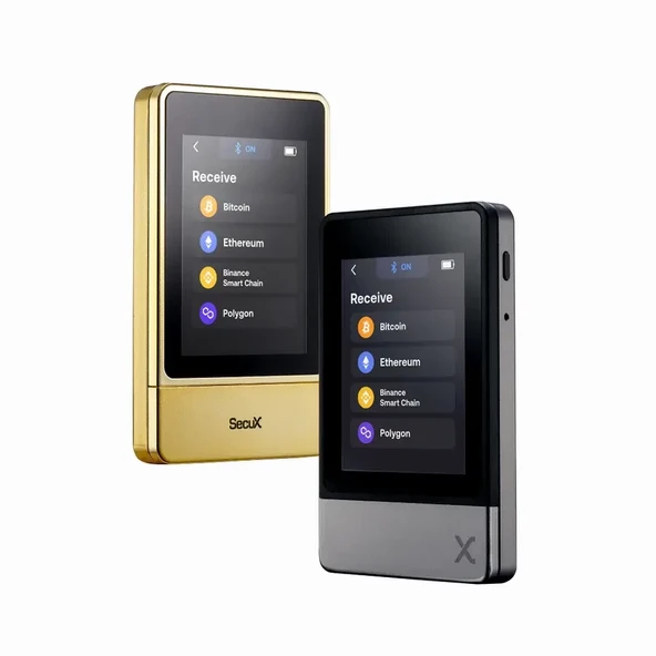 SecuX NeoGold Bitcoin Kripto Donanım Soğuk Cüzdan - Resim 4