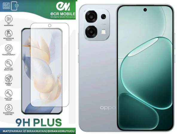 Oppo A6 Pro ile Uyumlu Mat 9H Nano Ekran Koruyucu Parmak İzi Bırakmaz ürün görseli 1