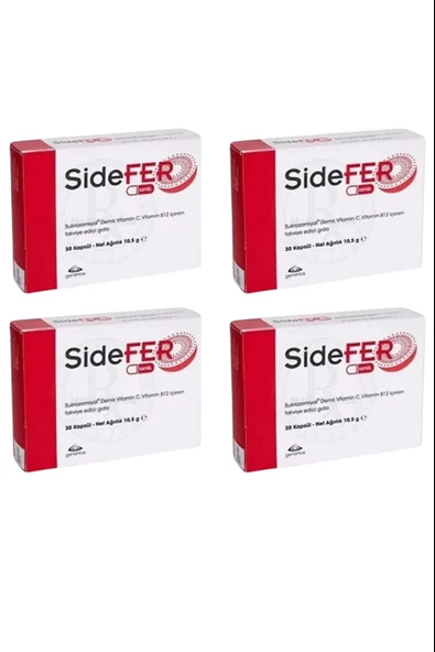 Sidefer 30 Kapsül 4 Adet ürün görseli 1