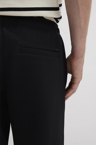 M0010521-900 MAVİ ÖRME PANTOLON - Resim 8