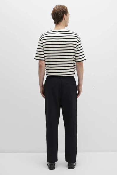 M0010521-900 MAVİ ÖRME PANTOLON - Resim 6