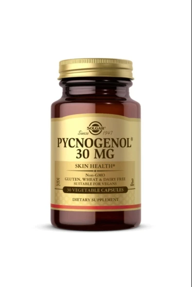 Solgar Pycnogenol 30 Mg 30 Kapsül ürün görseli 1