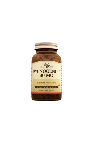 Solgar Pycnogenol 30 Mg 30 Kapsül - Resim 2