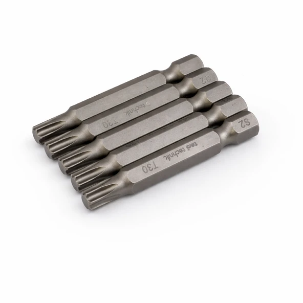 T30 Bits Uç 50 mm Güçlü Tayvan Çeliği Mıknatıslı Tork Torx Manyetik 1/4" Matkap Ucu 5 cm Uzunluk ürün görseli 1