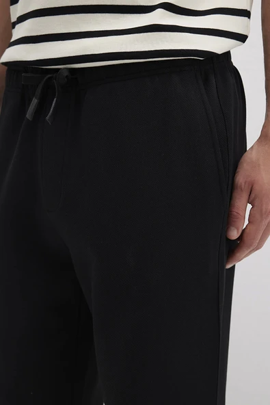 M0010521-900 MAVİ ÖRME PANTOLON - Resim 7