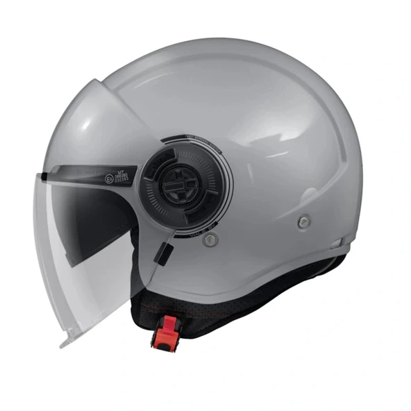 Kask MT HELMETS VİALE SV S PUREE A12 PARLAK NARDO GRİ ürün görseli 1