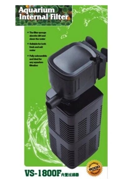 Venusaqua VS-1800F Akvaryum İç Filtre 2000 L/H 30W ürün görseli 1
