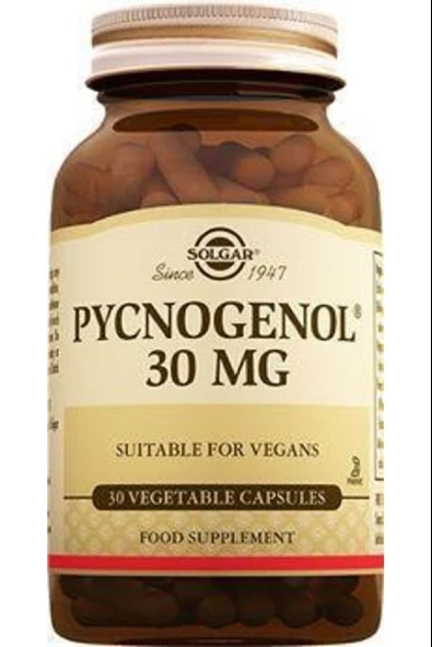 Solgar Pycnogenol 30 Mg 30 Kapsül ürün görseli 1
