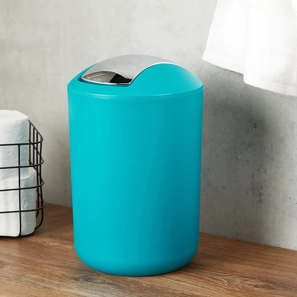Turkuaz, Çöp Kovası 2 Litre - Brasil Model ürün görseli 1