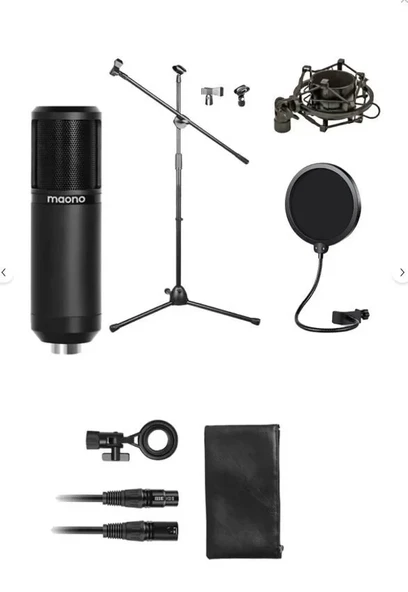 MAONO Condenser Stüdyo Mikrofonu Full Paket ürün görseli 1