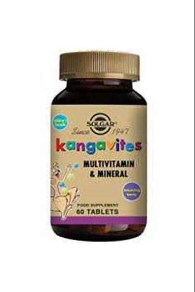 Solgar Kangavites Tropikal Meyve Aromalı 60 Tablet ürün görseli 1
