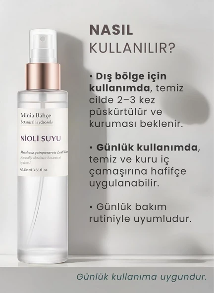 Nioli Suyu | %100 Saf & Doğal, 100ml - Resim 3