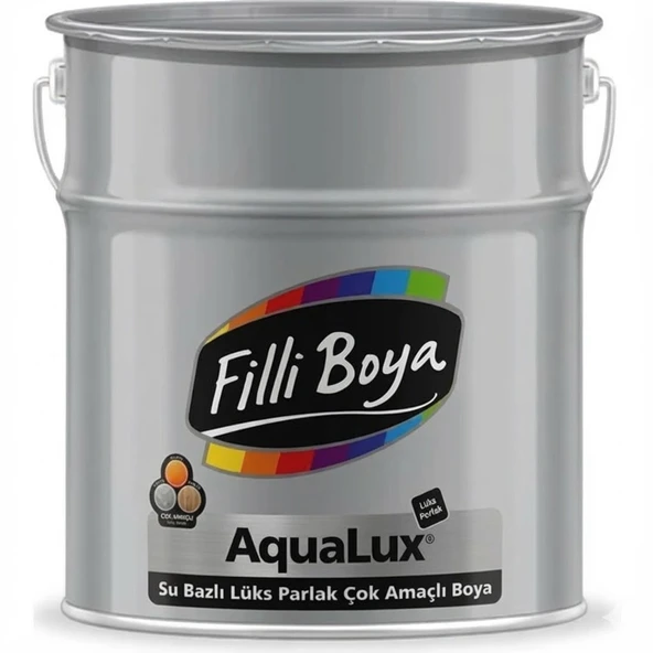 Filli Aqualüx Su Bazlı Lüx Parlak Çok Amaçlı Boya Beyaz 2.5Lt ürün görseli 1