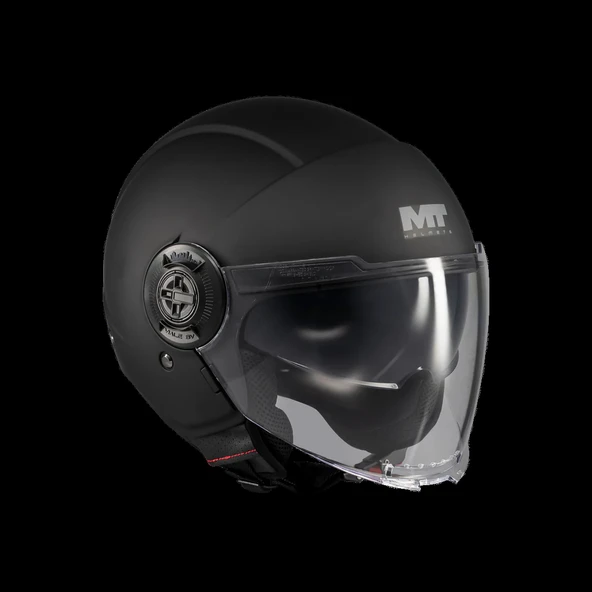 Kask MT HELMETS VİALE SV S PUREE A1 Matt Black - Resim 3