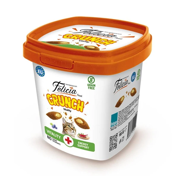 Felicia Vitality Crunch Biftekli Kedi Ödül Maması 100g ürün görseli 1