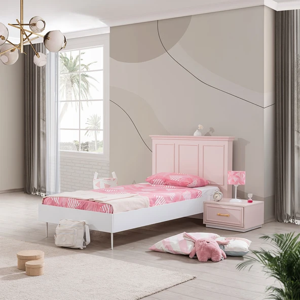 Karyola, Rosa Başlıklı Karyola 100x200 ürün görseli 1