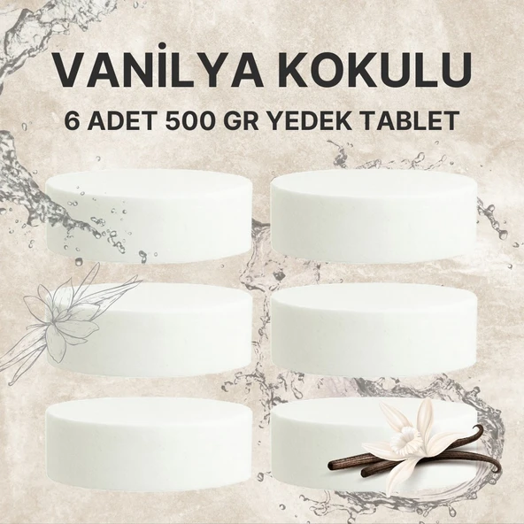 3 Adet 2x500Gr - VANİLYA - Nem Alıcı Rutubet Giderici Yedek Tablet ürün görseli 1