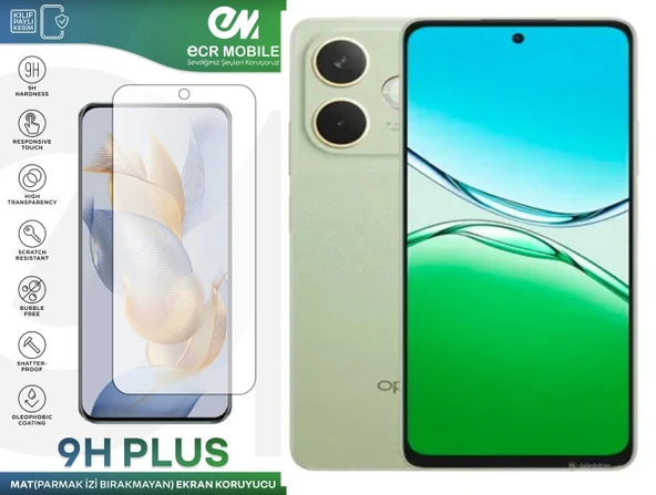 Oppo A5 Pro ile Uyumlu Mat 9H Nano Ekran Koruyucu Parmak İzi Bırakmaz ürün görseli 1