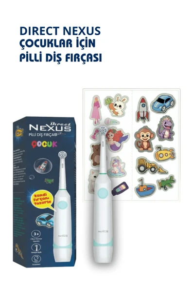direct nexus çocuk elektirikli diş fırçası ürün görseli 1