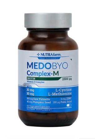 NutraFarm Medobyocomplex-M Biotin 60 Kapsül ürün görseli 1