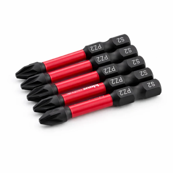 İmpact Bits Uç 50 mm PZ2 Tayvan Çeliği Mıknatıslı Pozidriv Manyetik 1/4" Matkap Ucu 5 cm Uzunluk ürün görseli 1
