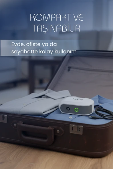 Direct Nexus Şarjlı Mini Kompresörlü Nebulizatör - Resim 4