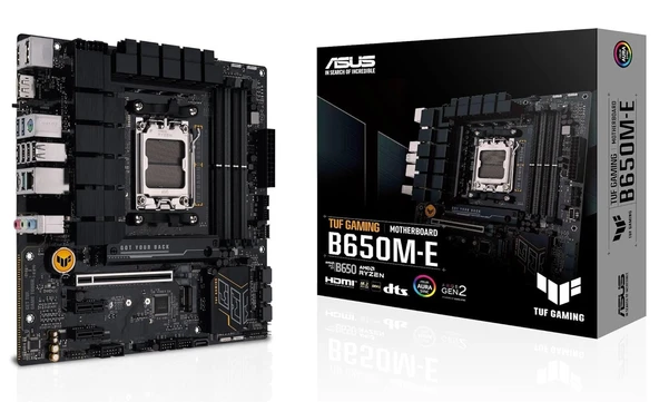 Asus Tuf Gaming B650M-E Amd B650 Am5 Ddr5 6400 2Xdp Hdmı Çift M2 Usb3.2 Aura Rgb 2.5Gbit Lan Matx (Tuf Gamıng B650M-E) Anakart ürün görseli 1