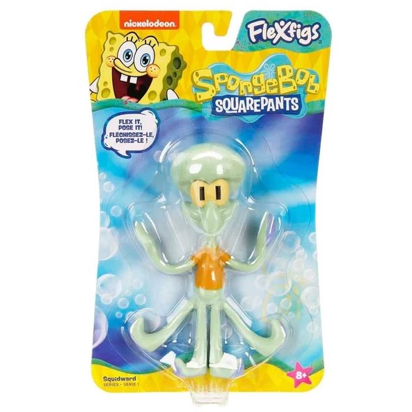 Flexfigs Sponge Bob Aksiyon Figürü - Squidward - Resim 2