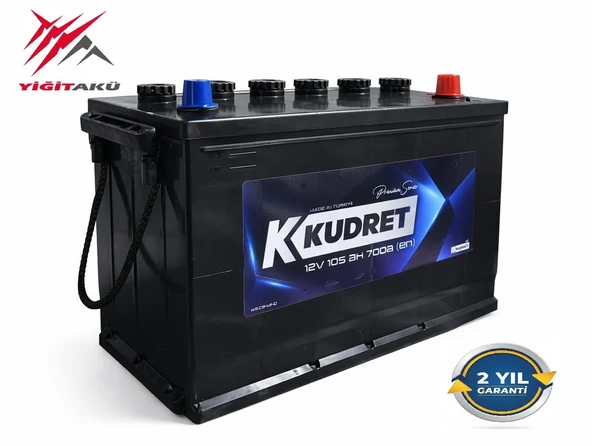 Kudret 12 V 105 Ah 700a Akü (Yiğit Akü Üretimi) ürün görseli 1
