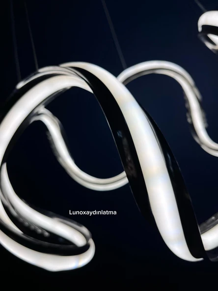 LUNOX Helix Aura LED Sarkıt Tasarım Avize - Resim 2