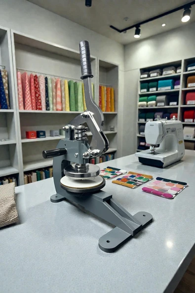 Kumaş Örgü Kağıt Karton Kollu Pres Kesicisi Profesyonel Gramaj Numune Kesme Aparatı ürün görseli 1