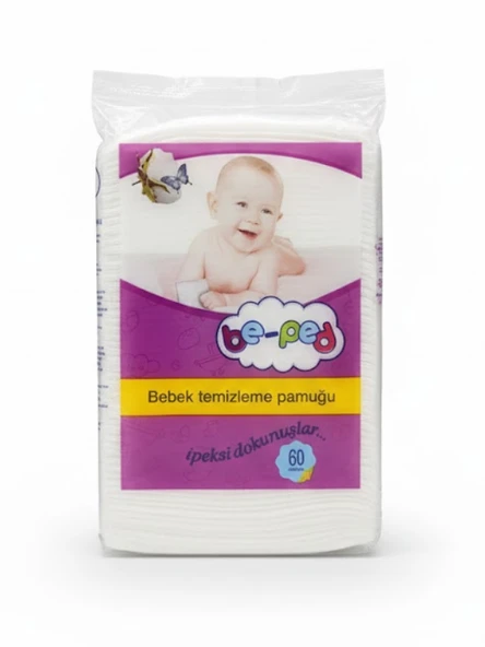 MEDAS LİFE Beped Bebek Temizleme Pamuğu 60'lı (1.Kalite) ürün görseli 1