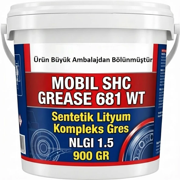 MOBİL SHC GREASE 681 WT - 900 GR- SENTETİK LİTYUM KOMPLEKS GRES ürün görseli 1