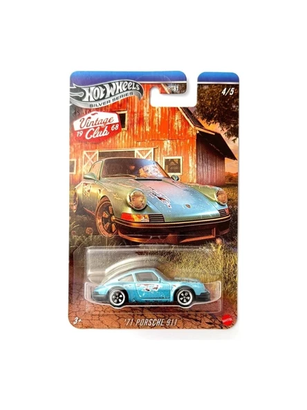 Hotwheels Vintage Silver Series Arabalar - 71 Porshe 911 -JBY34 ürün görseli 1