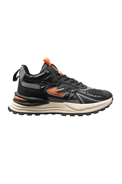 M.P 232-1235 Siyah-Turuncu Erkek Günlük Sneakers ürün görseli 1