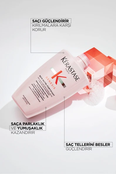 Genesis Bain Nutri-Fortifiant 250 ml - Resim 3