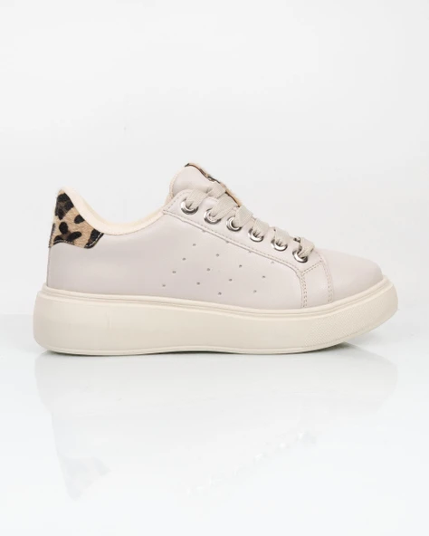Flet 341 Bej Kadın Spor Sneaker ürün görseli 1