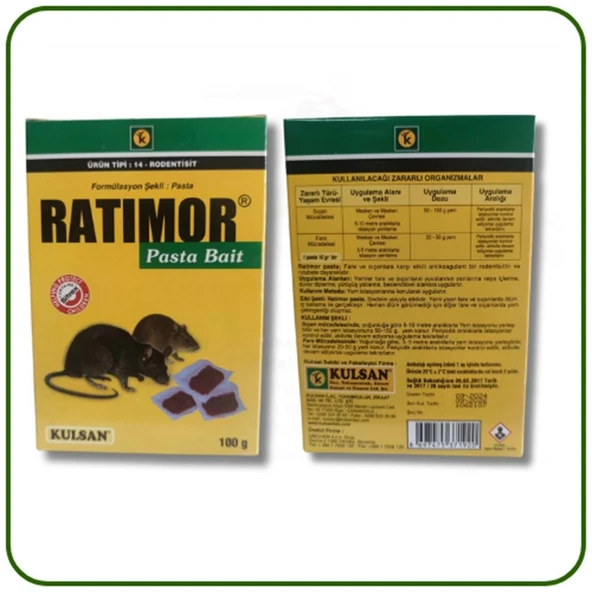 Ratimor Pasta Bait Hazır Fare Yemi 100 Gram ürün görseli 1