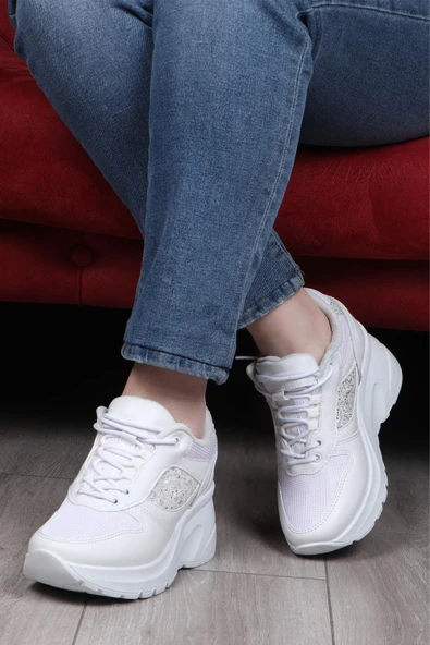 Flet 185 Beyaz Kadın Spor Sneaker ürün görseli 1