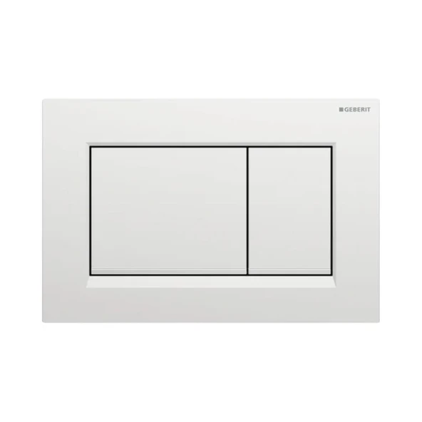 Geberit Kumanda Kapağı Sigma30 - Çift Basmalı - Mat Krom / Parlak / Mat Krom ürün görseli 1