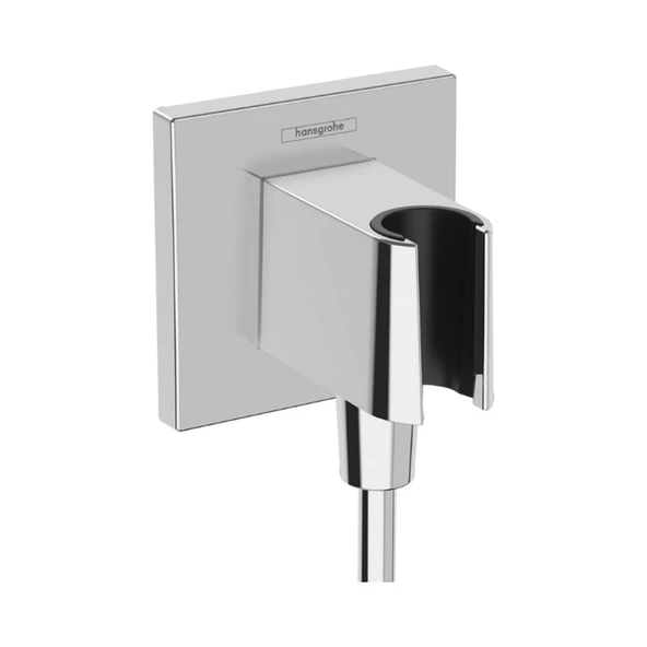 Hansgrohe FixFit E Çıkış Dirseği Askı İle Krom ürün görseli 1